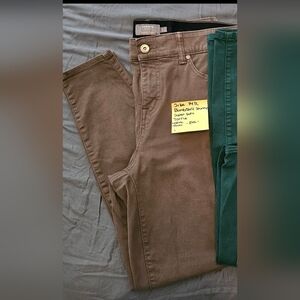 Torrid Bombshell Women's Skinny Jeans - Olive Khaki